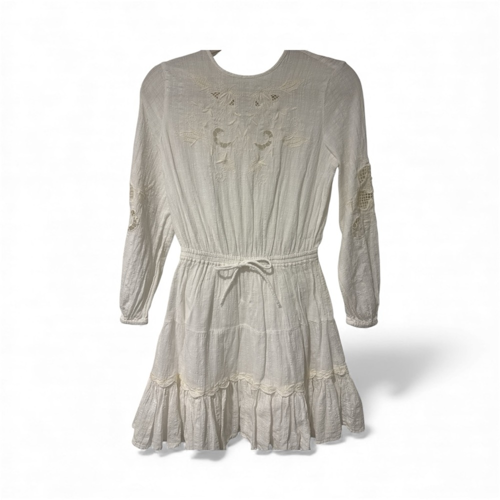 Zara Cream Kids Casual Dress